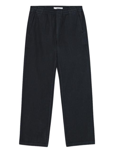 straight-leg trousers