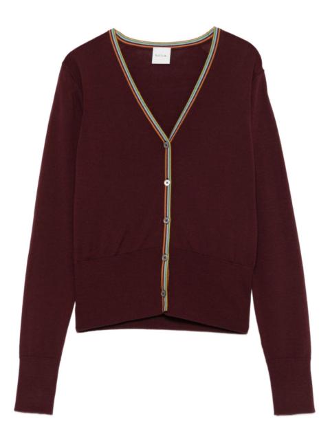 Signature Stripe-trim cardigan