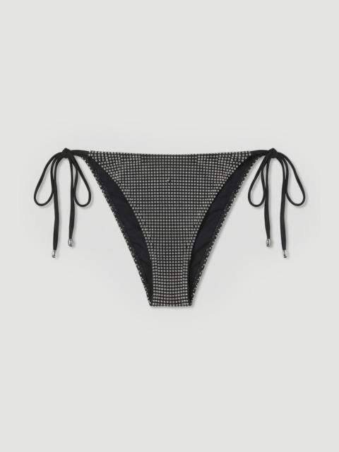 Studded Tie Up Bikini Bottoms