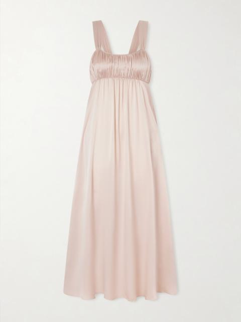 Silk-satin Maxi Dress