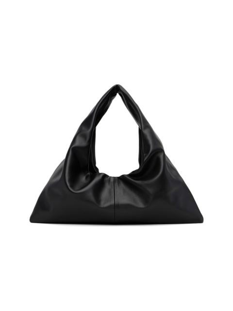 Black Anchor Small Lamb Leather Tote