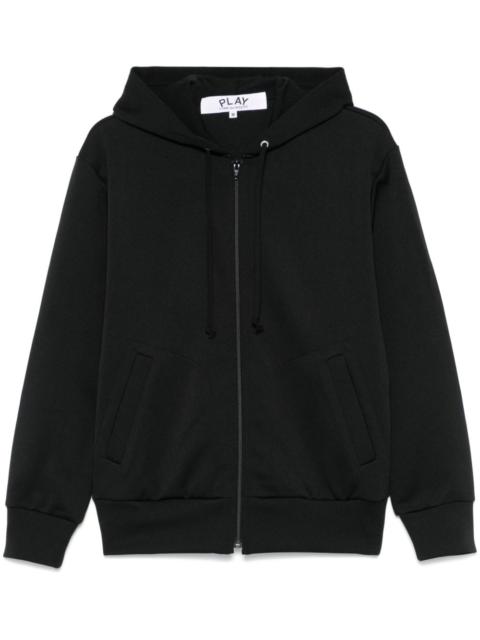 signature heart-patch hoodie