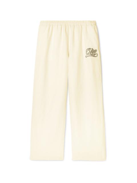 Ivory Linen Souvenir Pants
