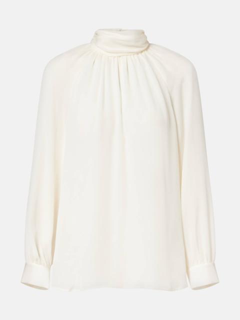 Axelle silk georgette blouse
