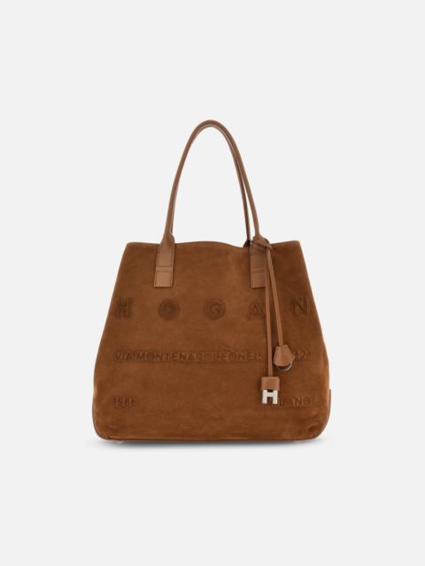 Hogan Script Shopping Bag Medium