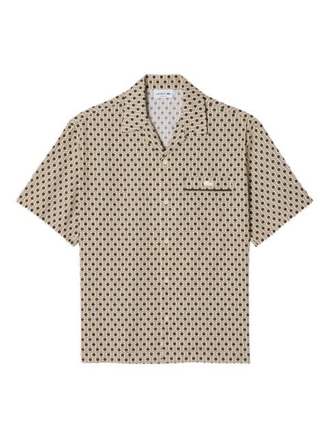 patterned pocket shirt