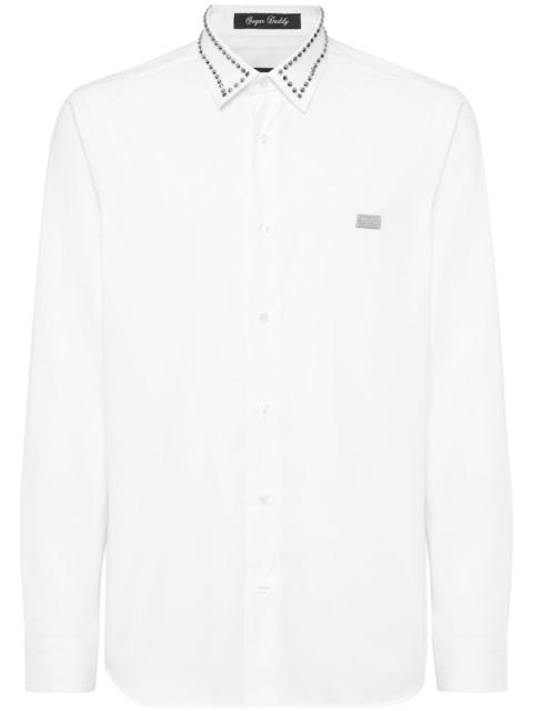 stud-embellished shirt