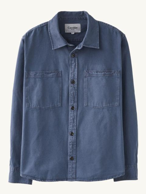 GARMENT DYE TWILL LS - NAVY