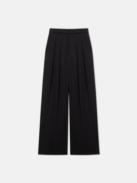 Pleated Slip Satin Pants