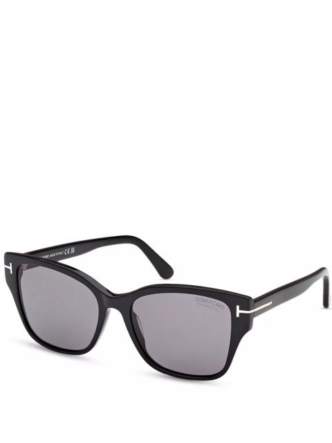 Elsa Butterfly Sunglasses, 55mm