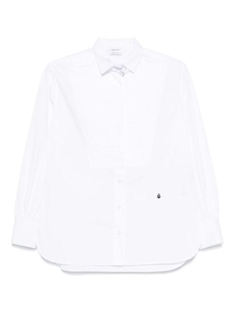 pleated panel shirt