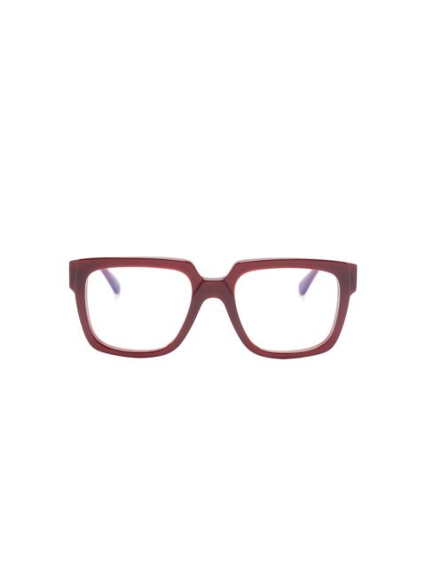 square-frame glasses
