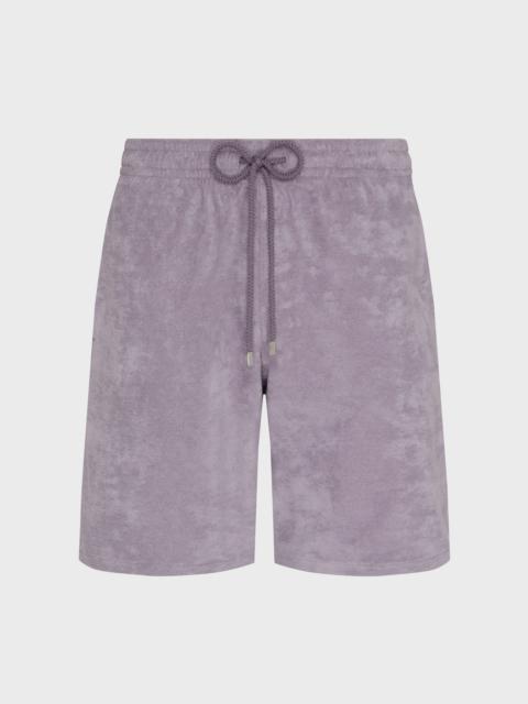 MEN TERRY BERMUDA SHORTS SOLID