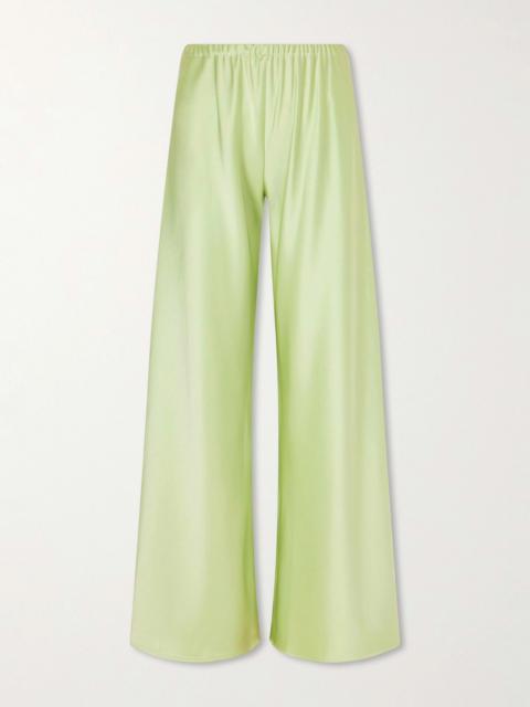 Colby Satin Wide-leg Pants