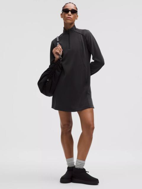 Softstreme Half-Zip Mini Dress