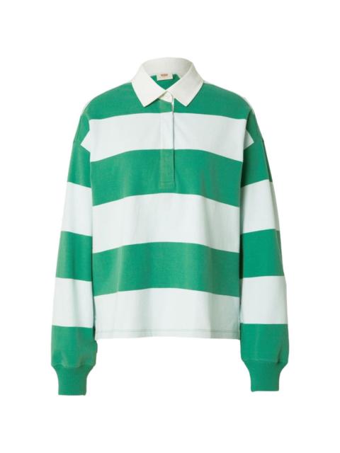 striped rugby knitwear