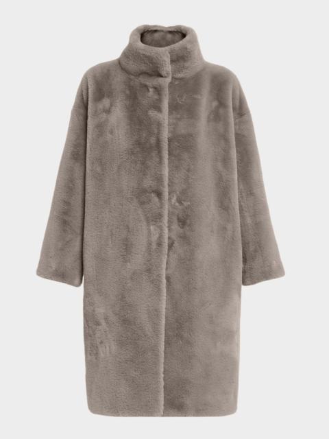 Oversized Alternative Fur Coat