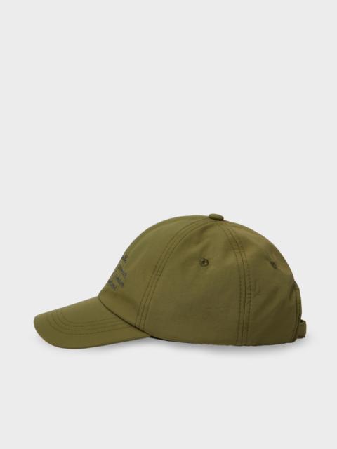 Khaki 'Floral Street' Cap