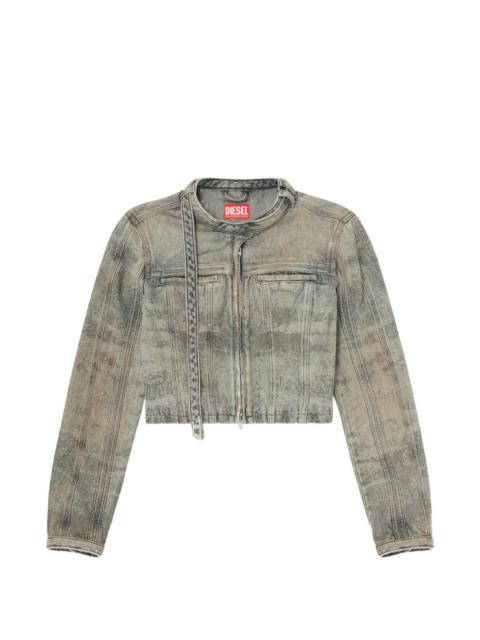 De-Saphix-Fsi1 cropped denim jacket