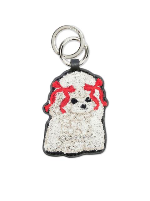 dog bow keyring