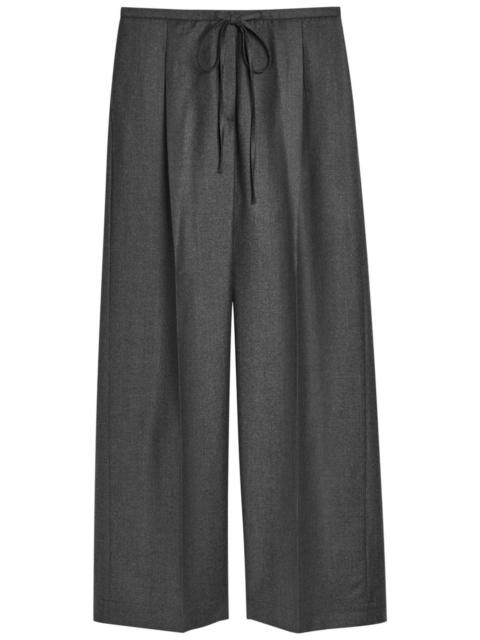Rohe Drawstring Wide-leg Wool Trousers