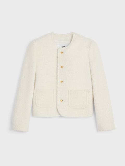 icone jacket IN cashmere and wool natté