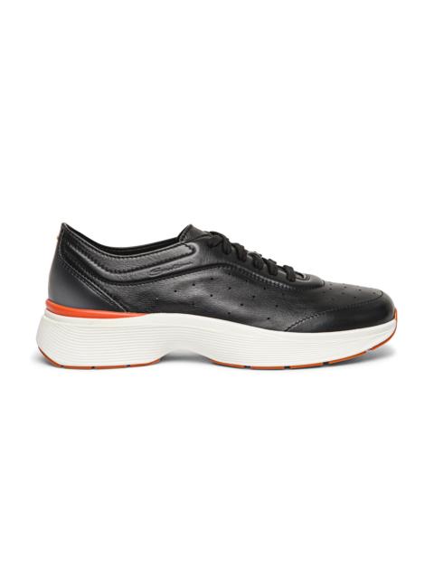 Men's black leather Easy Bounce sneaker