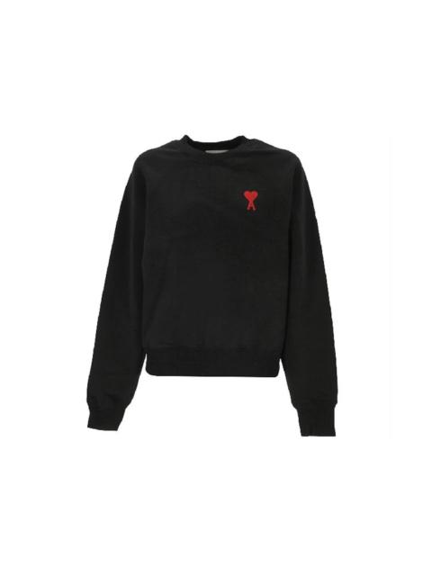 Ami Paris Tonal ADC Sweatshirt Black/Red