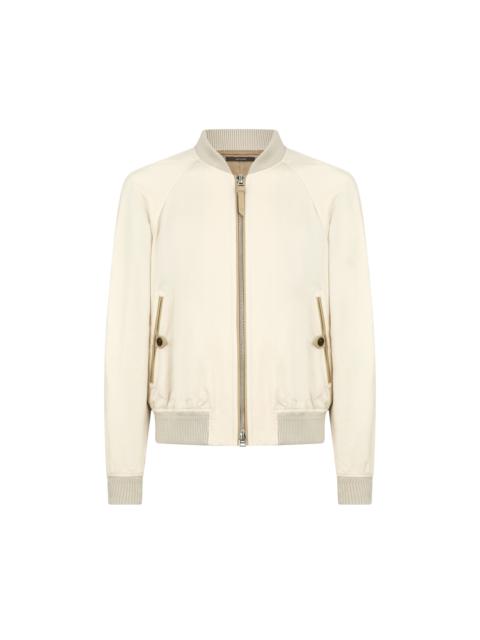 FLUID GABARDINE BOMBER