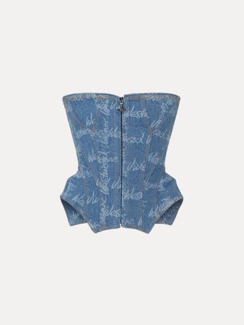 DENIM COBRAX CORSET
