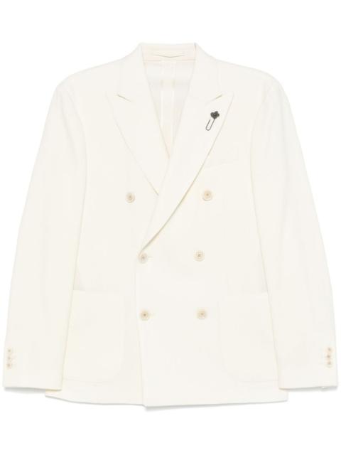 double-breasted blazer