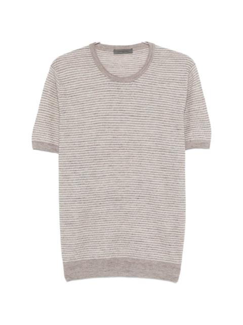 striped crew-neck T-shirt