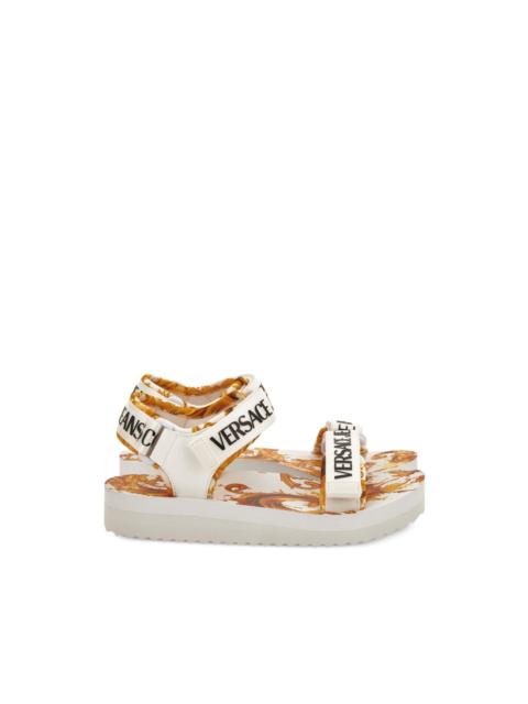 logo strap sandals