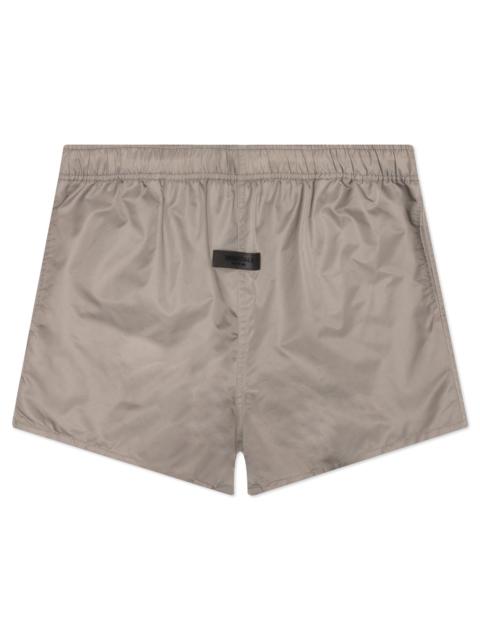 FEAR OF GOD ESSENTIALS RUNNING SHORT - DESERT TAUPE