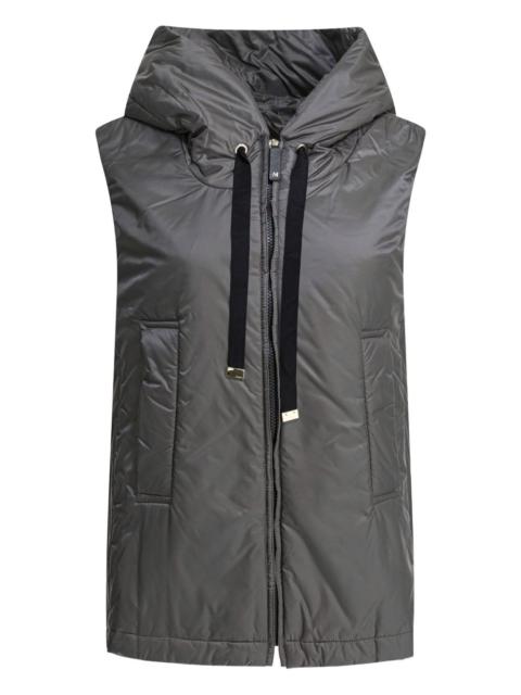 hooded padded vest