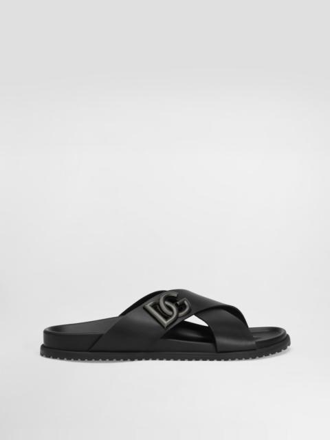 Calfskin sandal