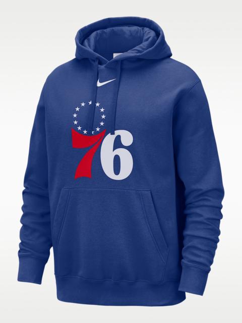 Philadelphia 76ers Club Men's Nike NBA Pullover Hoodie