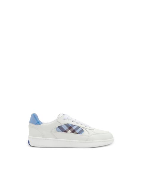 leather and check Terrace sneakers​