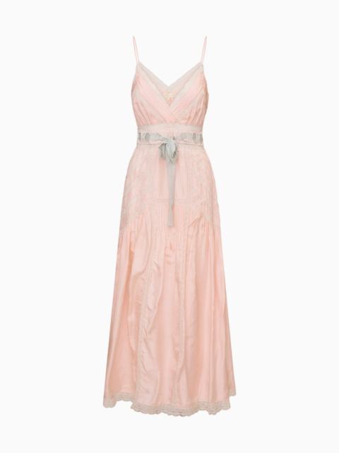 Arlissa Silk Lace-Detailed Maxi Dress