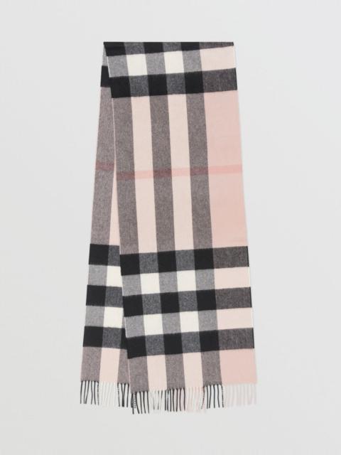 Check Cashmere Scarf