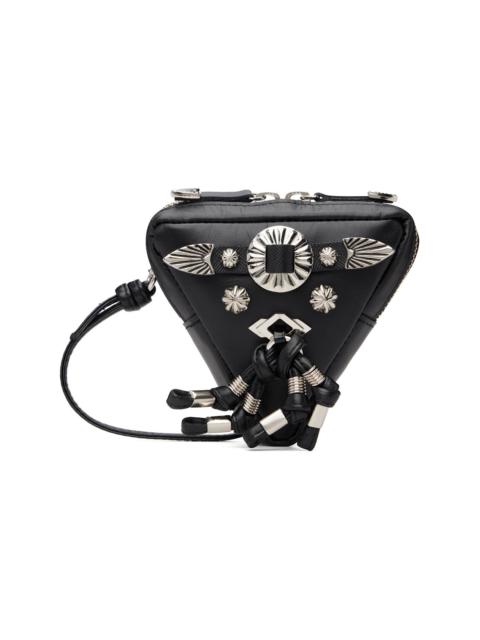 Black Triangle Shoulder Bag