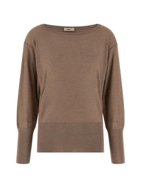 sequin-appliqué sweater