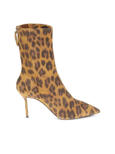 Montmartre leopard-print point-toe ankle boots