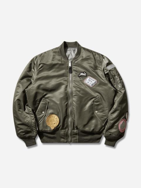 BUNNEY MA-1 Bomber Jacket Vintage Green