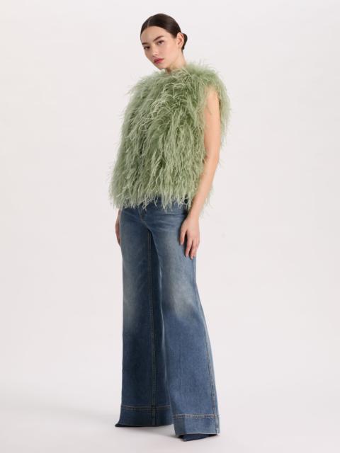 CHANDA FEATHERED VEST