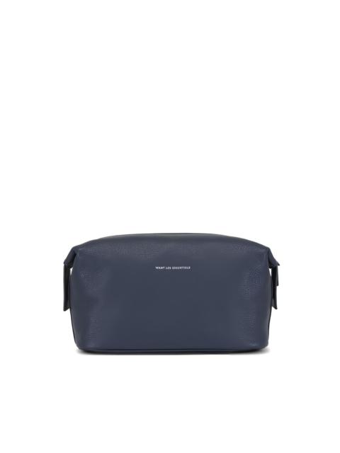 Kenyatta zip-fastening wash bag