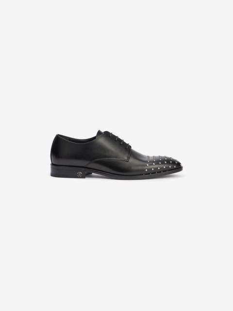 Derby Shoes with Studded Toe Cap