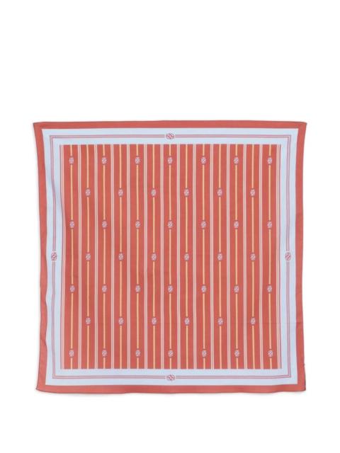 "Rayure Monogramme" Foulard