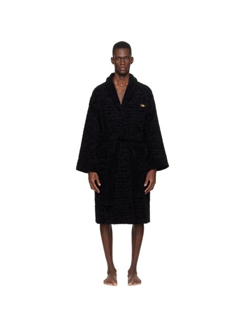 Black Icon Bathrobe
