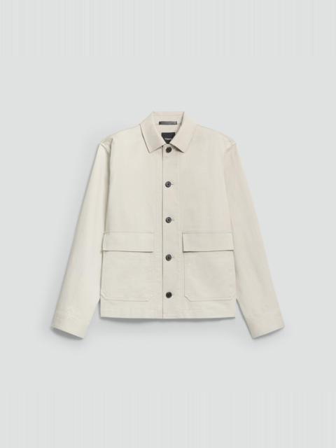 Button-Up Jacket in Moonsoft Cotton